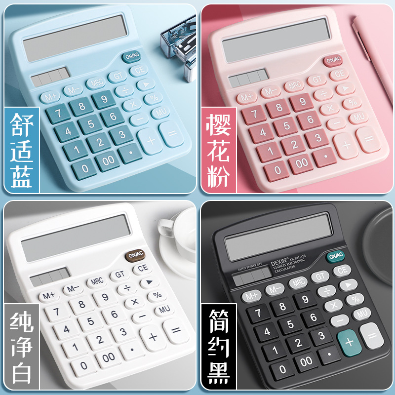 Dual Power Calculator Solar Office Accounting Special Calculator Student Computer Finance Small Portable