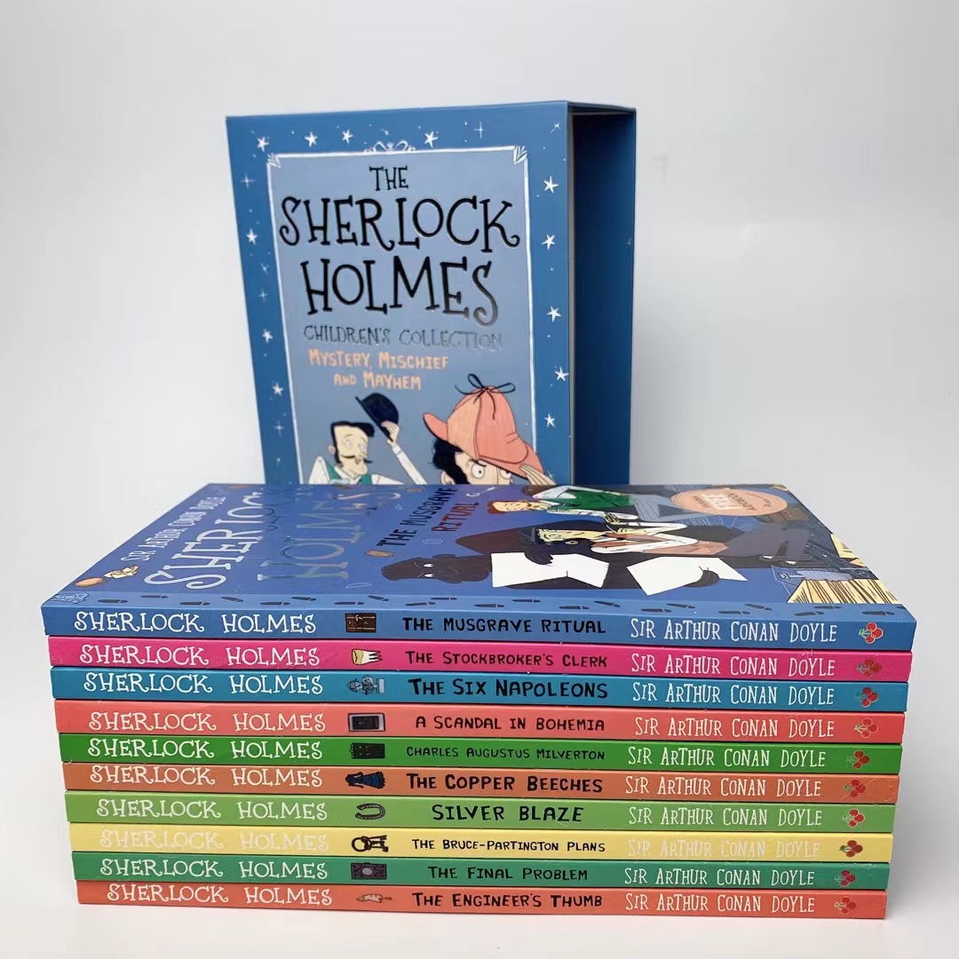 English version of the picture Sherlock Holmes detective one two three classic novels of detective reasoning