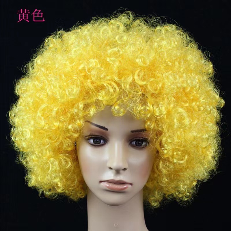 Explosive Head Wig Masquerade Dress Up Fans Funny Funny Clown Color Wig