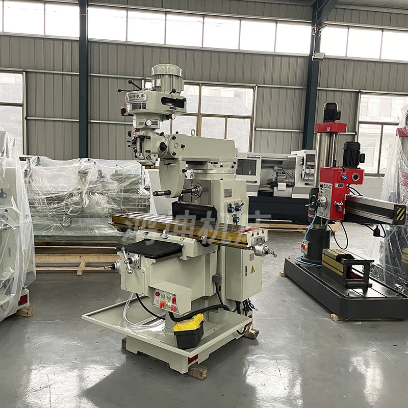M5W Turret Milling Machine Automatic Milling and Tapping Integrated Machine with Adjustable Table High-Precision Vertical and Horizontal Dual-Use X6330W Turret Milling Machine