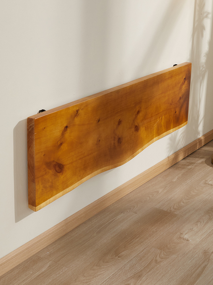 Wall-Mounted Dining Table Solid Wood Desk Hanging Table Wall Computer Table Small Apartment Table Folding Simple Bar Table