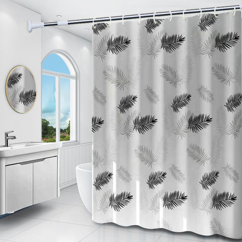 Isolation curtain bathroom shower curtain suit non-perforated partition curtain hanging curtain bathroom shower curtain factory wholesale
