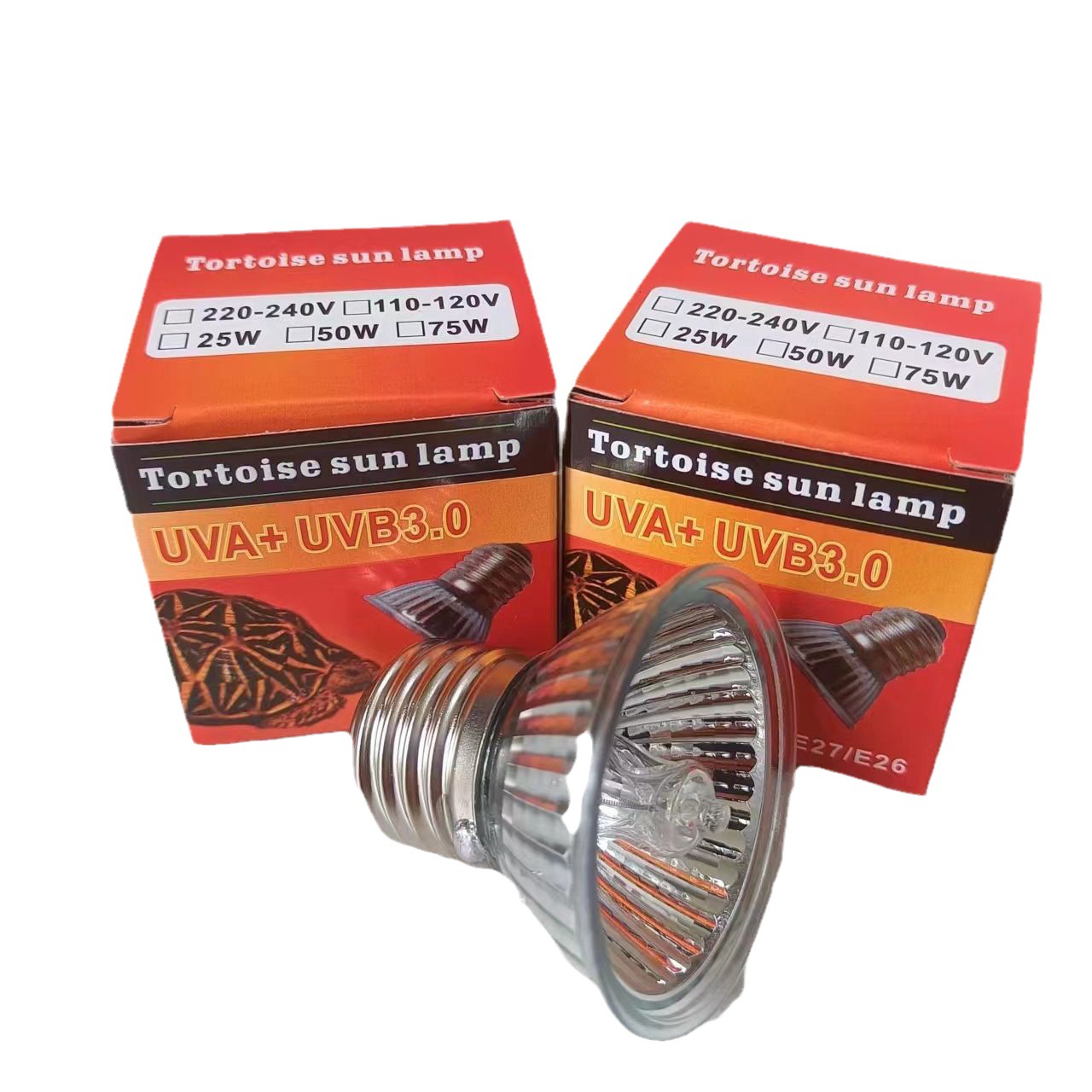 Turtle sun back Light Crawler heating bulb Lu Ding chicken heat preservation lamp turtle box light small sun heating lamp turtle cylinder light