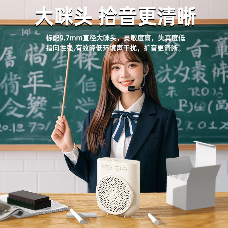 Cross-border new H5 bee loudspeaker teacher special headset teacher microphone lecture in stock wholesale