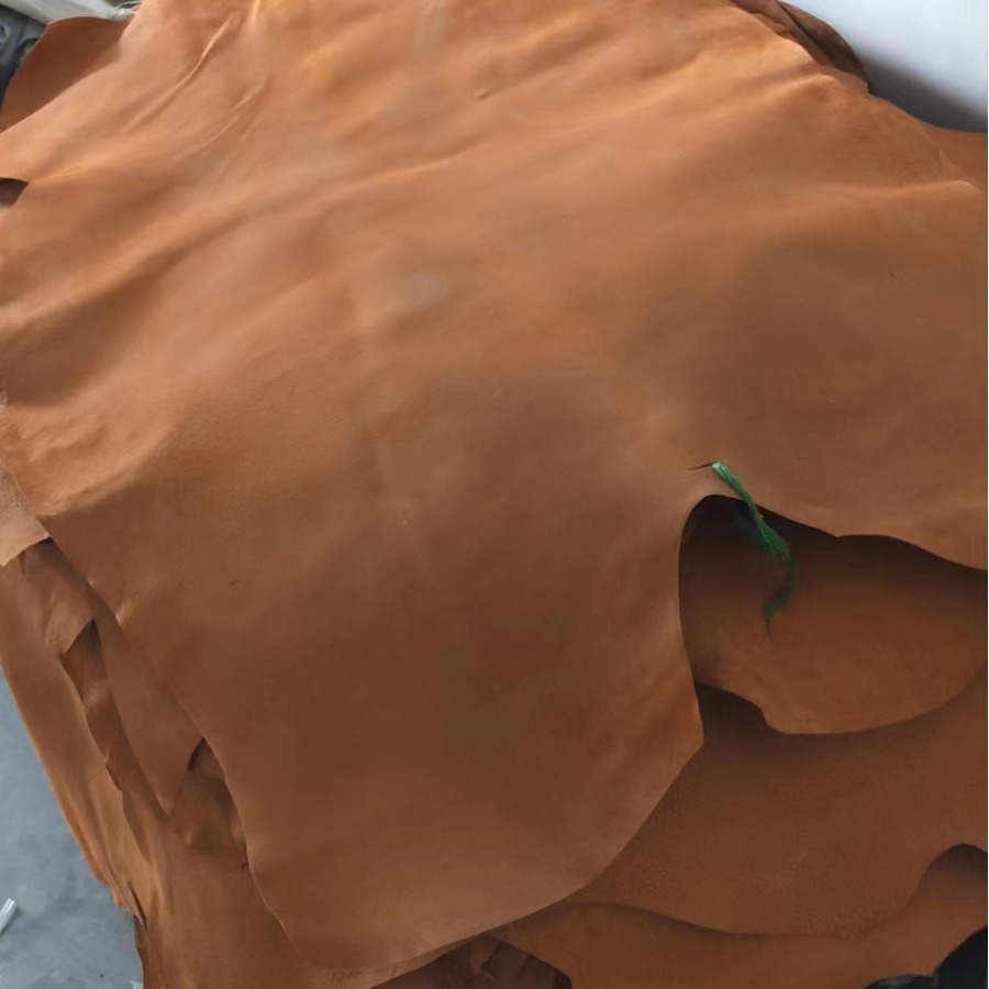 Huashi Leather Pigskin Lining Fabric Made Leather Toe Gun Toe Clothing Shoes Luggage Leather Manufacturer Direct Sales Wholesale