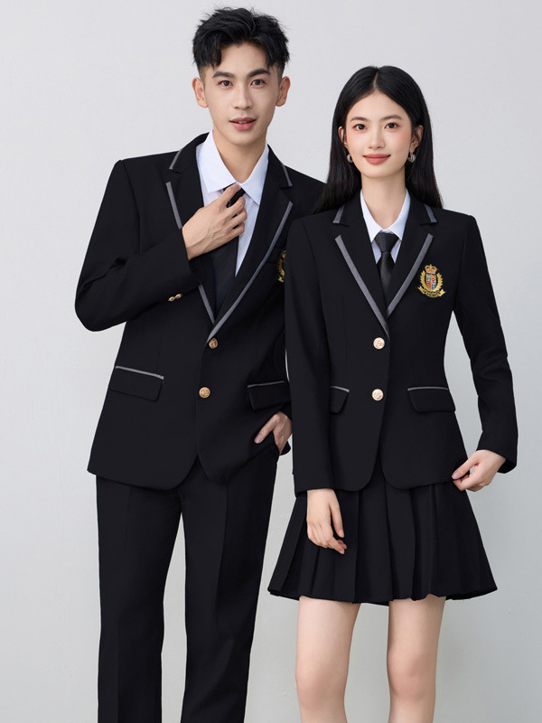 Middle and High School Students' Men's and Women's Suits, Preppy Style Jk Uniforms, British Student Formal Wear, Speech Contest Clothing