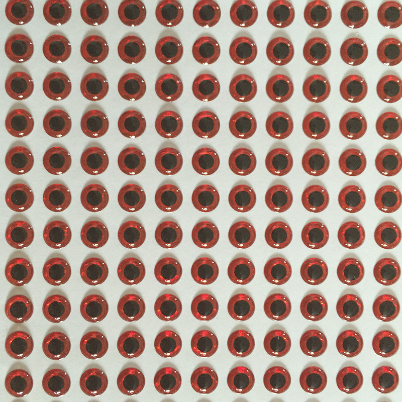 Wholesale 3D Luya simulation fish eye bait eye stickers fake bait Luya fishing gear fishing supplies