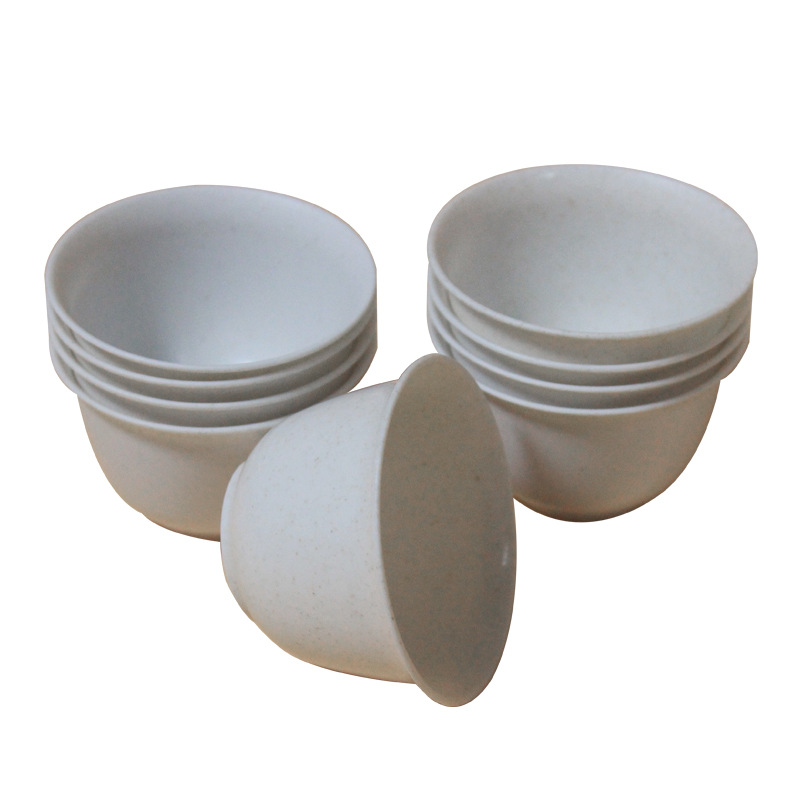 Rice Husk Disposable Kung Fu Tea Cup Kung Fu Tea Small Cup Drinking Cup Portable Travel Tea Set Bulk Small Tea Cup