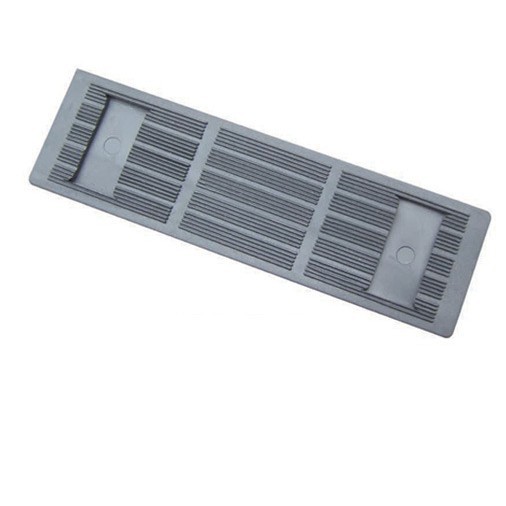 Factory supply plastic shoulder pad toolbox backpack webbing plastic shoulder pad PVC black plastic satchel shoulder pad