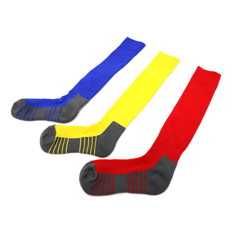 Customized Football Socks for Men and Women, Thickened Towel Bottom, Non-Slip, Wear-Resistant, Long Tube Sports Socks, Breathable and Sweat-Absorbent for Training