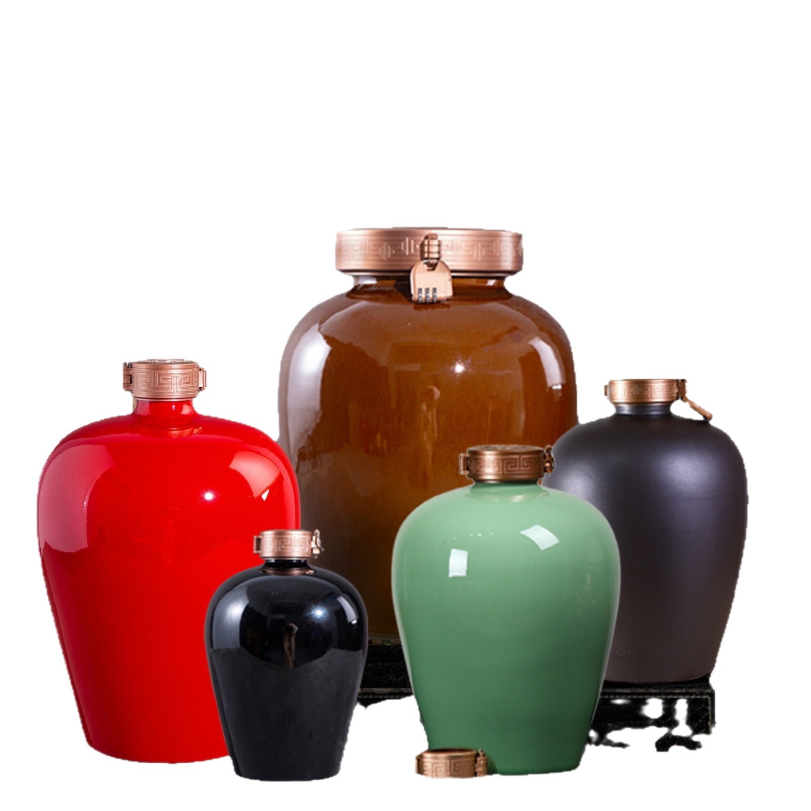 Jingdezhen 500 ml Ceramic Wine Bottle Saking Wine Empty Wine Bottle Sealed Wine Pot Wine Jar Household Liquor Jar