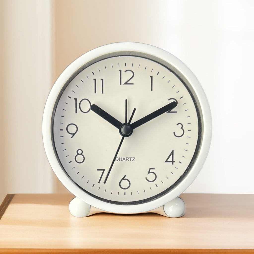 [4 inch 10cm] small alarm clock students get up children's clock desktop cute multi-function learning clock alarm clock