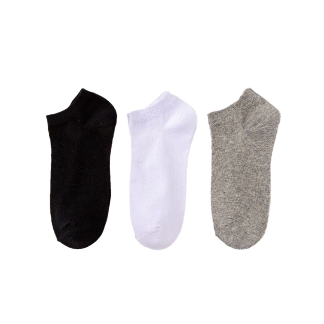 Individually Packaged Socks as a Gift for Men, Autumn and Winter Short Socks, Solid Color No-Show Socks, Low-Cut Invisible Socks, Sweat-Absorbent and Anti-Chafing