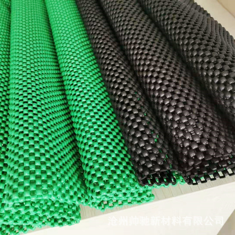 Manufacturer Supplies Pvc Foam Mesh Anti-Slip Mat Kitchen Placemat Drawer Mat Square Shape Carpet Anti-Slip Mesh Cloth