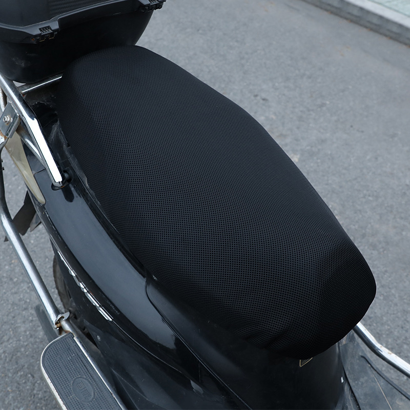 Electric Motorcycle Seat Cover Cushion Cover Summer Pedal Battery Car Heat-proof Waterproof Mesh Cover Four Seasons Universal Seat Cushion Cover