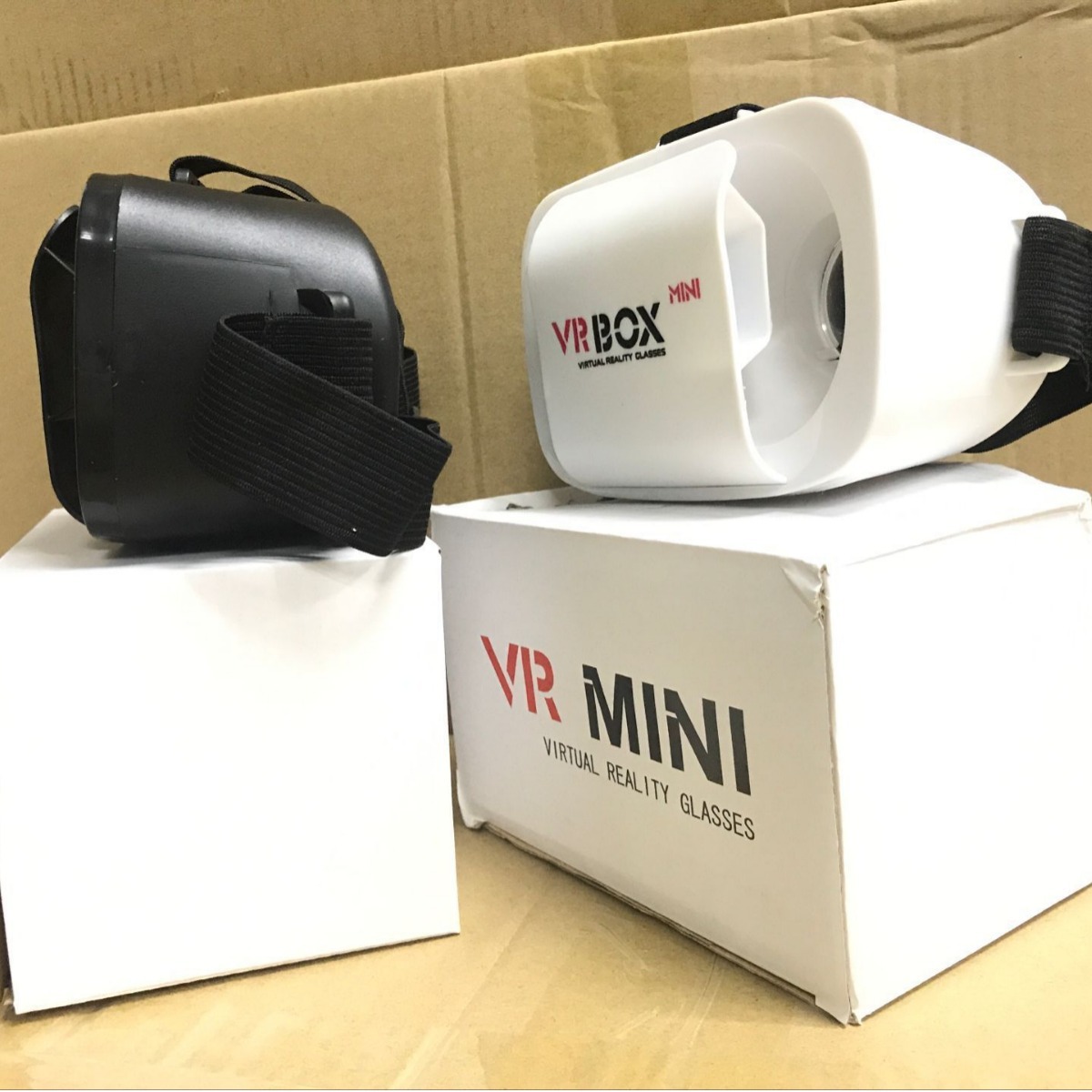 Cross-Border Vr Glasses Mini Mobile Phone Virtual Reality Smart Head-Mounted 3D Game Audio and Video Vr Glasses Spot Manufacturer
