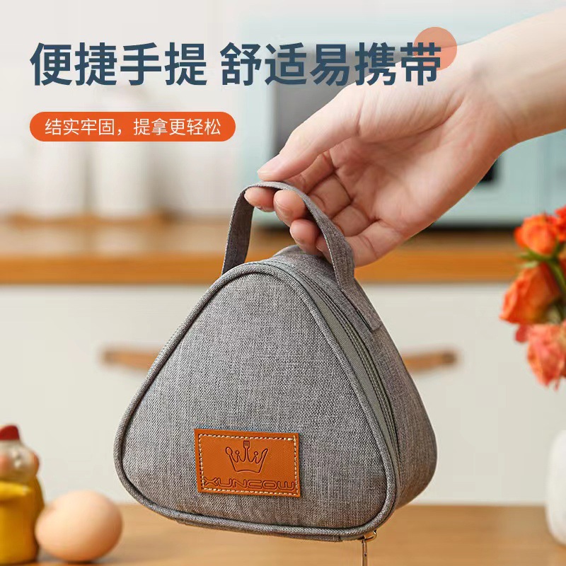 New insulation bag rice ball bag triangle lunch bag milk sandwich egg breakfast bag in stock insulation bag wholesale