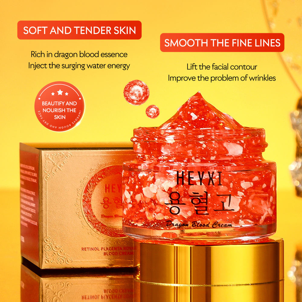 [Exclusive for Foreign Trade] Heyxi Full English Dragon Blood Ointment Skin Care Series Water Moisturizing and Rejuvenating Cream Cross-Border Wholesale 3