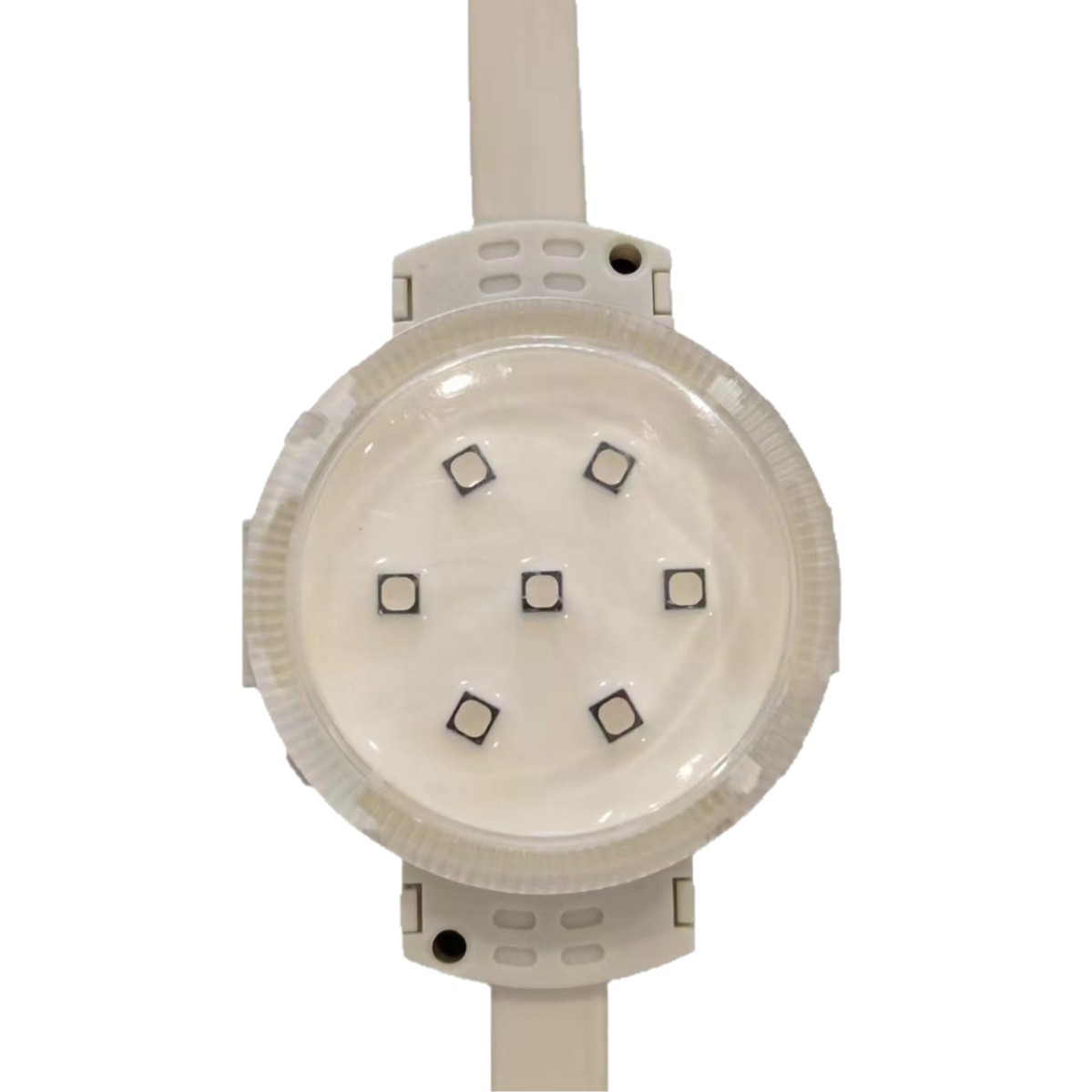 Manufacturer Supplies Led Point Light Source, Single Color and Full Color, for Building Facade Signage Decoration, Marquee Project, Gray Model