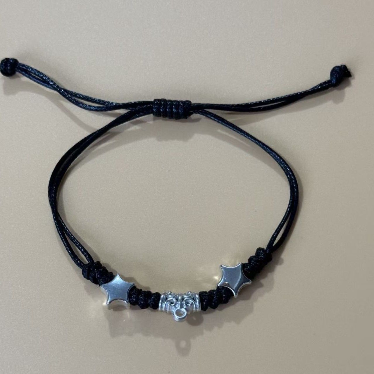 DIY Bestie Couple Student Korean Wax Thread Cross-Border Braided Bracelet Braided Bracelet Manufacturer Direct Sales Braided Bracelet