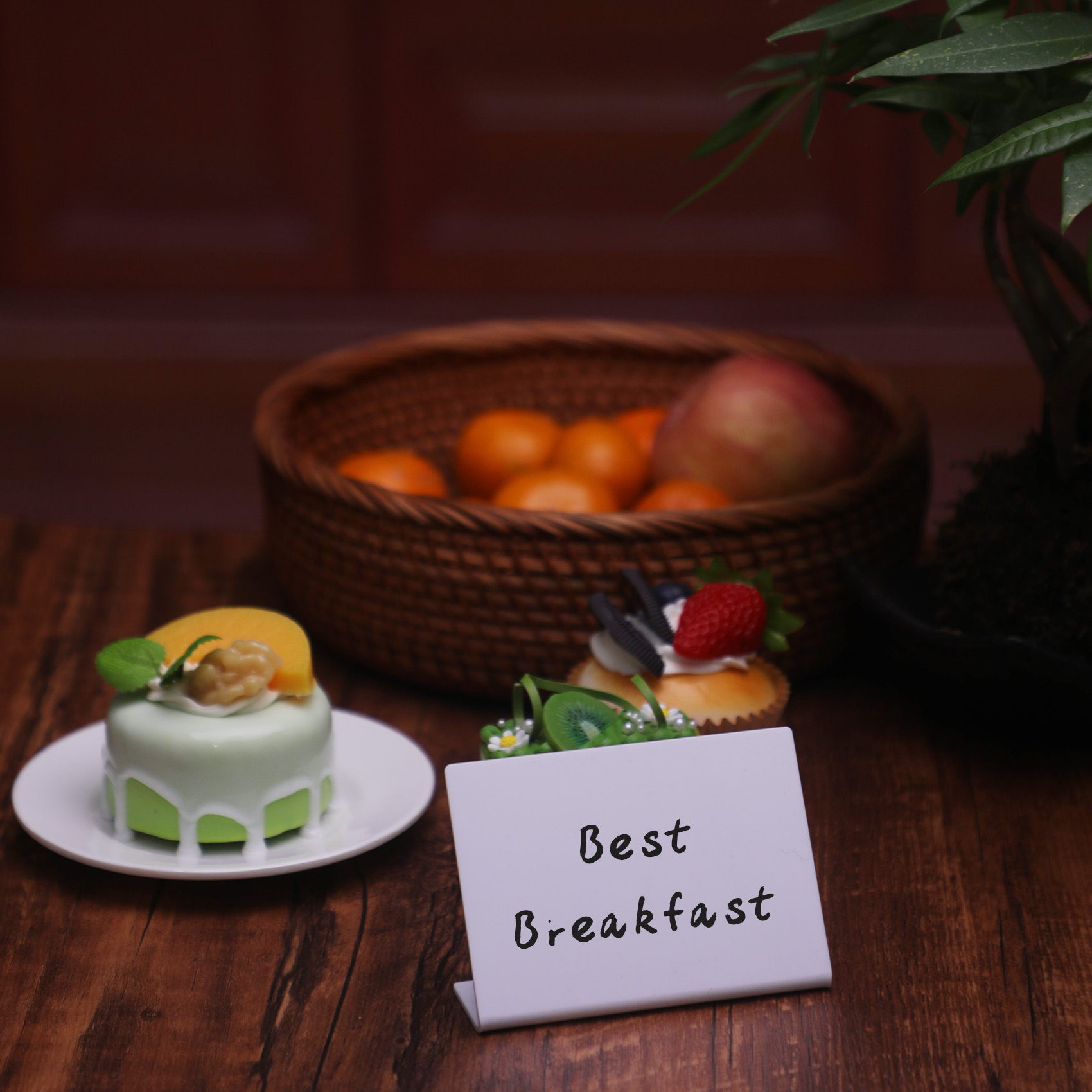 Мини-доска для записей акриловая настольная подставка для дома