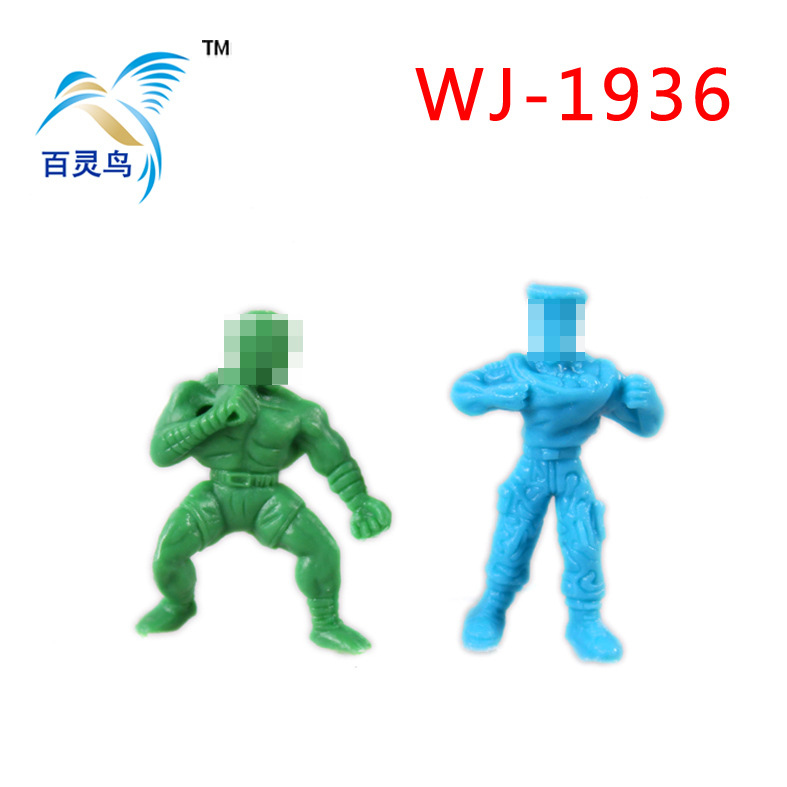 Factory Direct Supply Children's Small Toys 45mm Gashapon Soldier Toys Plastic Warrior Model Food Accessories Small Gifts