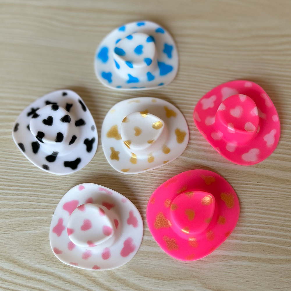 Gift small yellow duck hat accessories mini cowboy hat straw hat jazz hat doll decorative hat headdress accessories wholesale