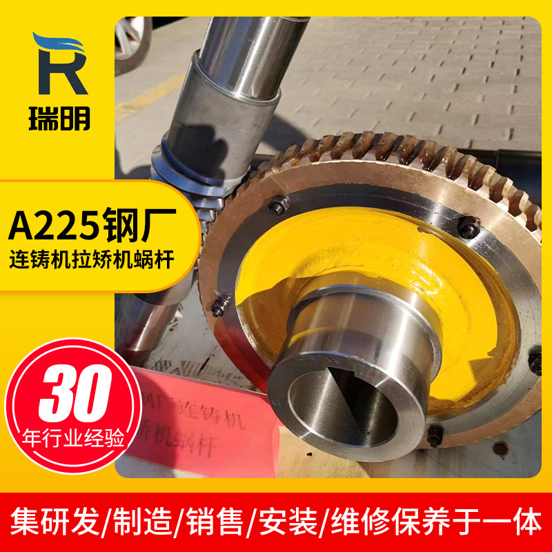 A225 steel continuous casting machine straightening machine worm 001 non-standard turbine worm supporting all kinds of non-standard worm gear