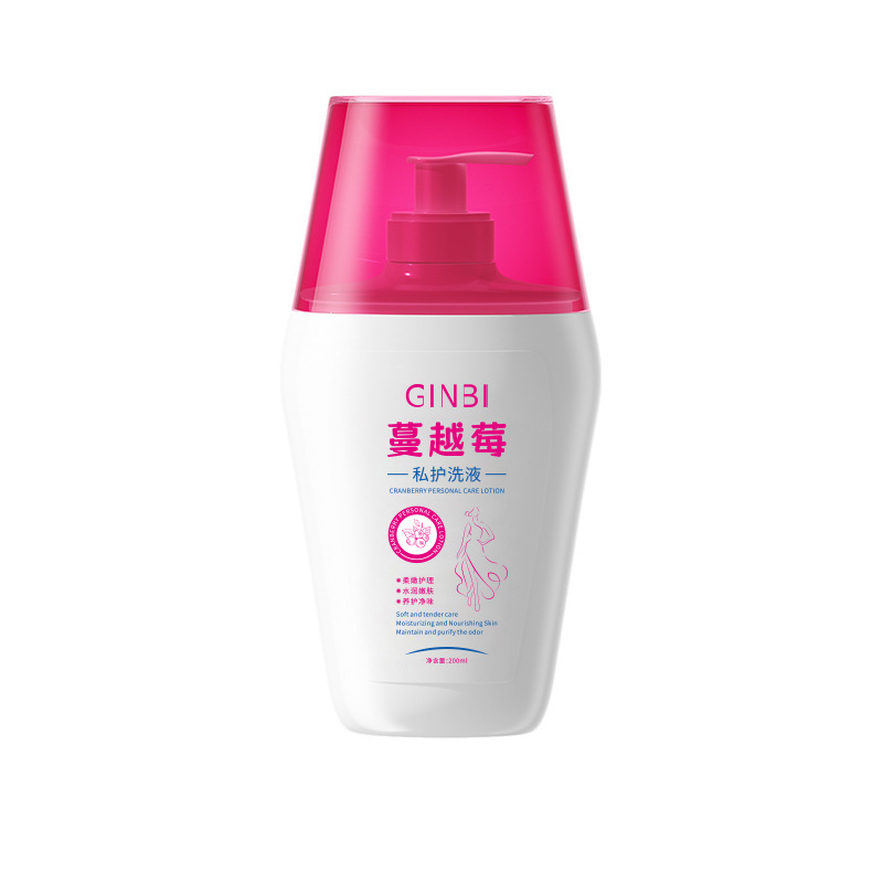 Yinmei Cranberry Private Care Wash Care Solution Female Vulva Cleansing Deodorizing Antibacterial Private Care Solution Wholesale