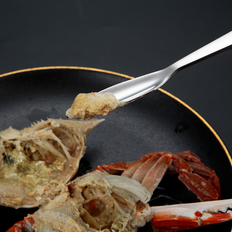 304 Stainless Steel Seafood Meat Scoop Fork Crab Tongs Crab Needle Hairy Crab Special Tool Leg Digger