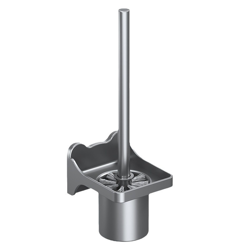 Punch-free wall-mounted toilet brush holder toilet toilet no dead angle brush holder hand sanitizer rack wholesale