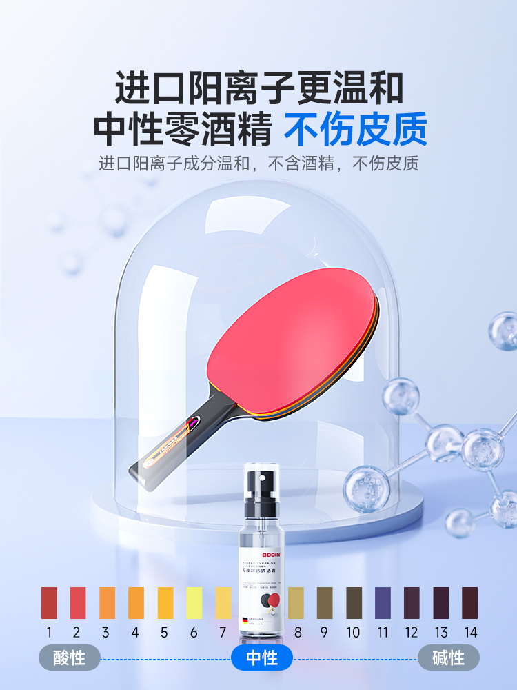 Table Tennis Racket Tackifier Cleaning Cover Rubber Cleaning Protective Film Maintenance Set Sponge Wipe Edge Protector Cat