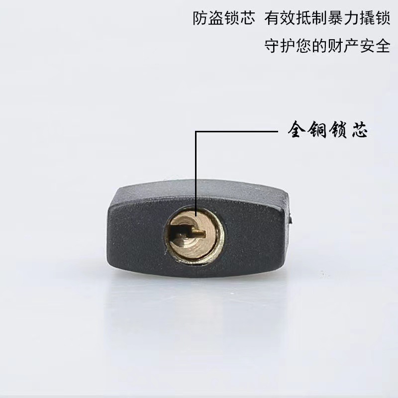 Color case small copper lock wholesale household 23mm zinc alloy small lock luggage lock copper core plastic small padlock