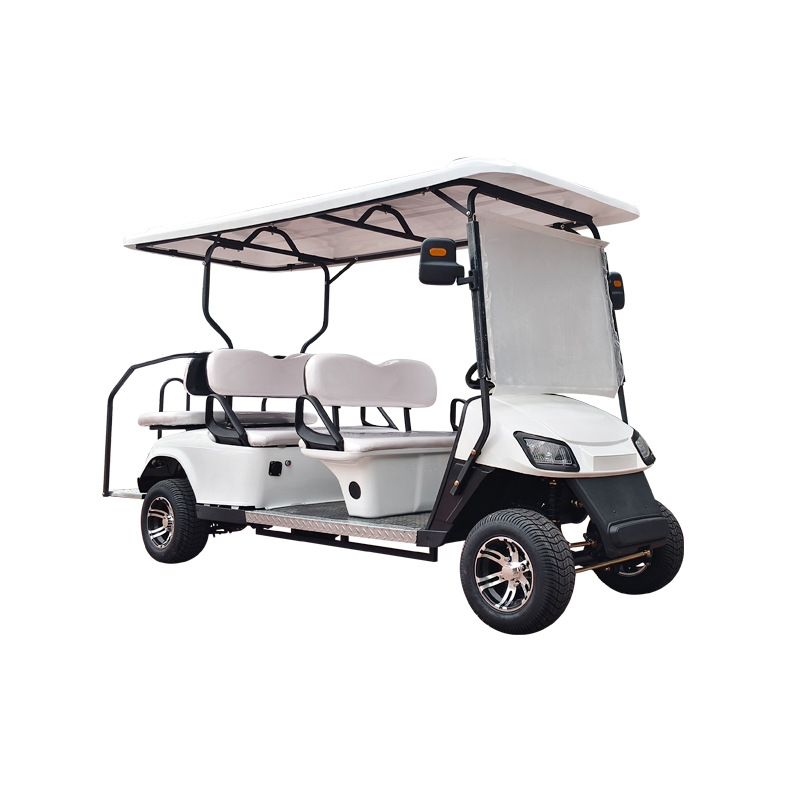 Golf Cart Four-Wheel Sightseeing Car Scenic Spot Tourism Hotel Reception Shuttle Bus Customized Electric Golf Cart
