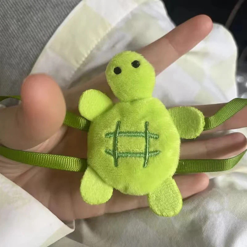 Новая плюшевая игрушка капибара, аксессуар для велосипеда, лежачая кукла, декор, подвеска, маленькая черепаха, универсальная