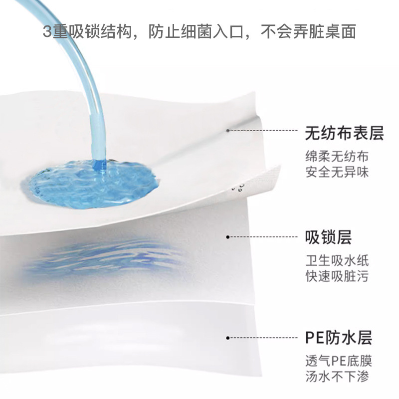 Disposable placemat for infants household oil-proof children's table mat disposable disposable table mat for daily disposable