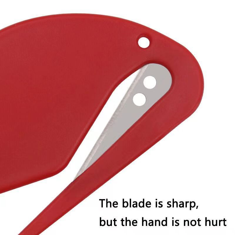 Plastic Mini Letter Opener, Envelope Opener, Paper Cutting Utility Knife, Rope Cutting Knife, Box Opener, Pet Knotting Knife