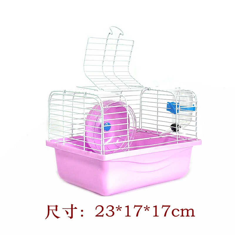 Factory sales portable cage hamster supplies single-layer Villa outdoor cage golden bear cage hamster cage small pastoral cage