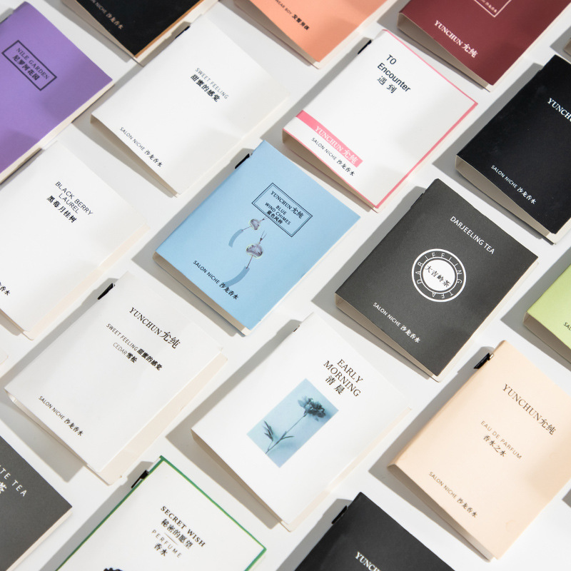 Yoona Pure Brand Card Perfume 2ml Men's and Women's Perfume Trial Pack Small Fragrance Long-Lasting Eau De Toilette Vietnam Wholesale