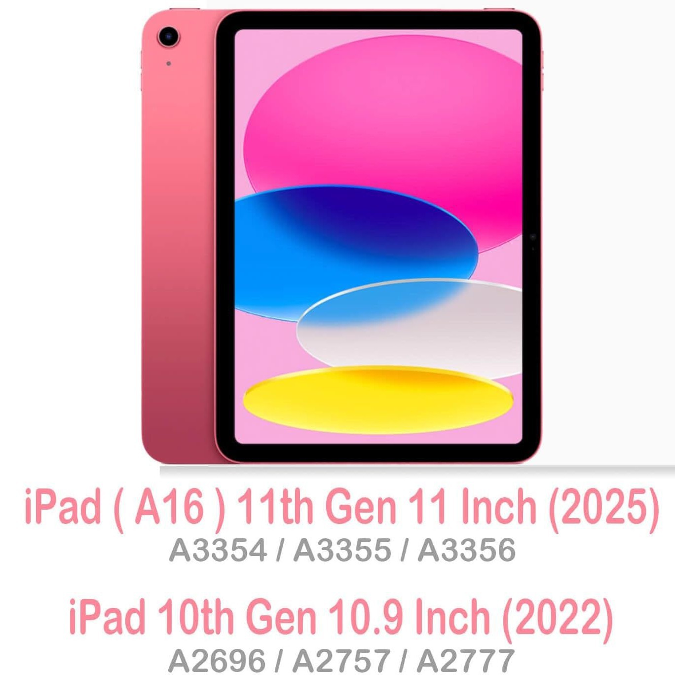 Ipadari11 70% off Transparent Acrylic Tablet Protective Case with Pen Slot Ipad11Th Protective Case Anti-Storage