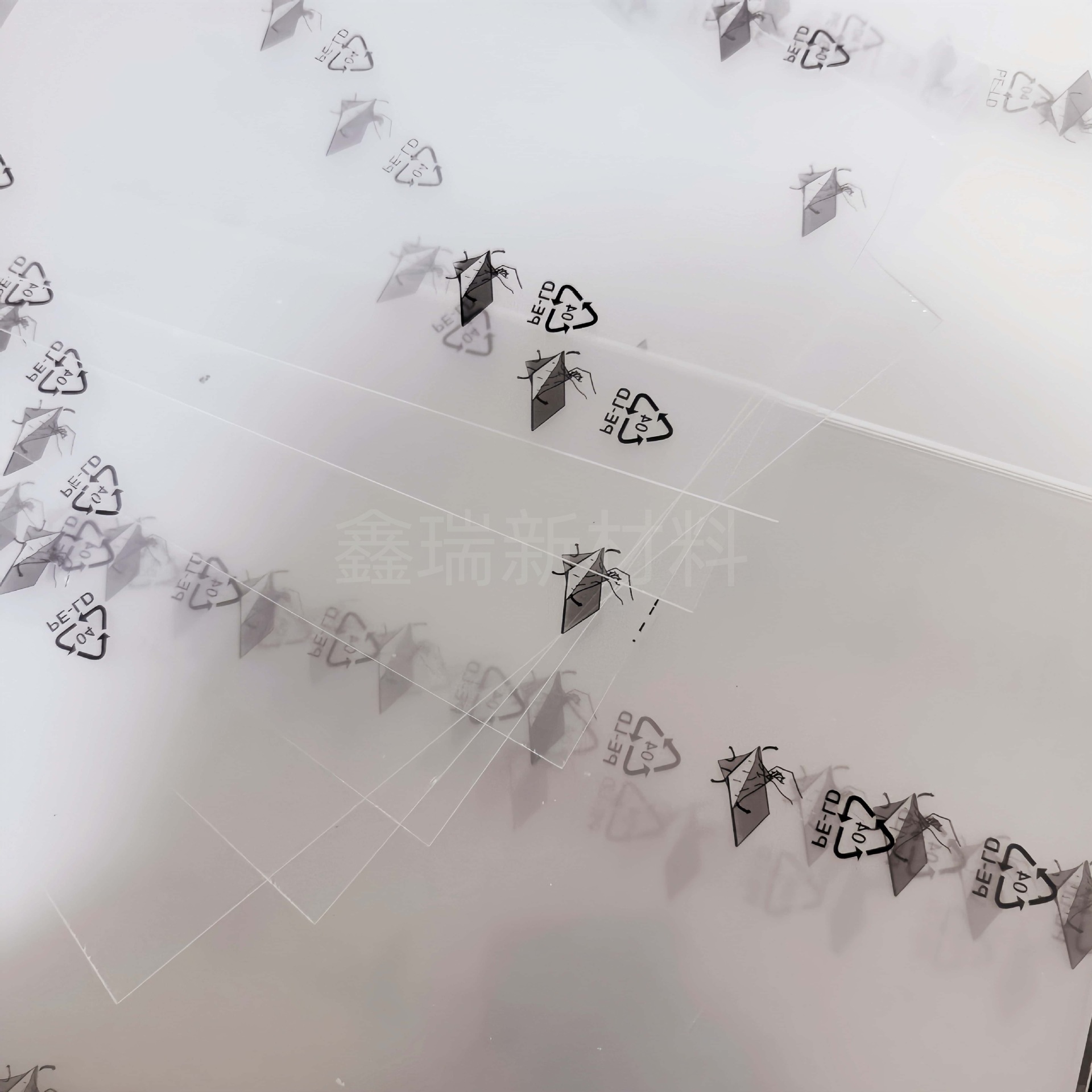 Highly Transparent Photo Frame Ps Plastic Plate Picture Frame Plexiglass Mounting Panel Triangle Logo Environmentally Friendly Film Free Cutting