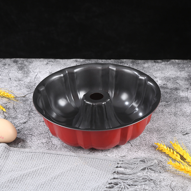 Pumpkin cake mold goo goo hoff cake mold 10 inch hollow solid non-stick coating cake mold hollow