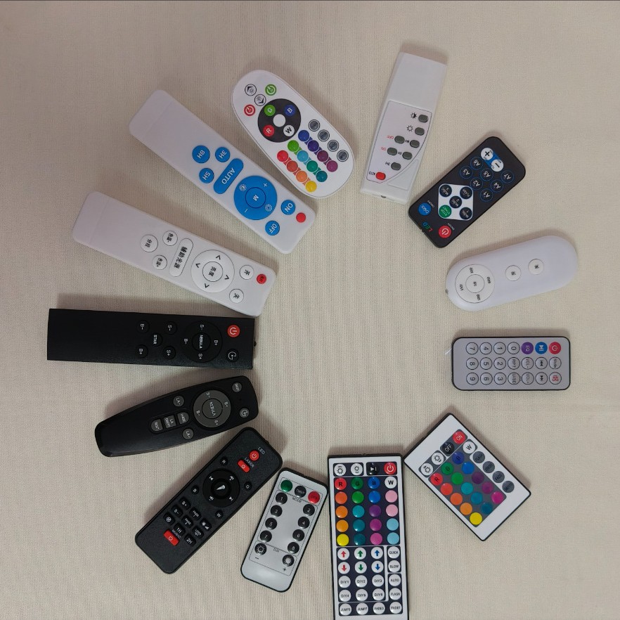 Ультратонкий инфракрасный пульт управления на 24 кнопки, беспроводной цветной пульт на 21 кнопку для вентиляторов и бытовой техники, пульт для прожекторов
