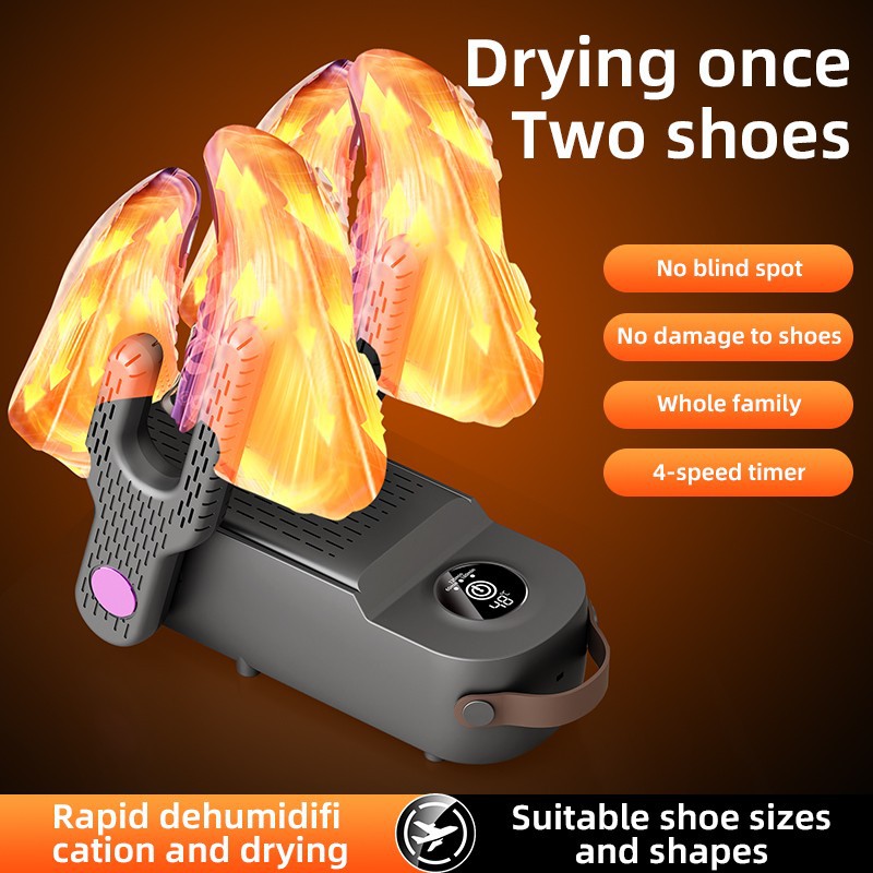 Cross-Border New Shoe Dryer, Shoe Dryer, Folding Shoe Dryer, Telescopic Smart Uv Deodorizing Shoe Dryer