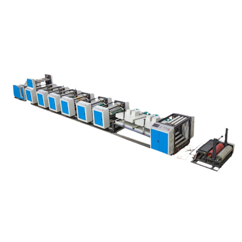 Universal Size Printing Machine for Woven Bags, High-Speed Printing Machine with No Need to Change Printing Rollers, Roll-To-Roll Printing Machine