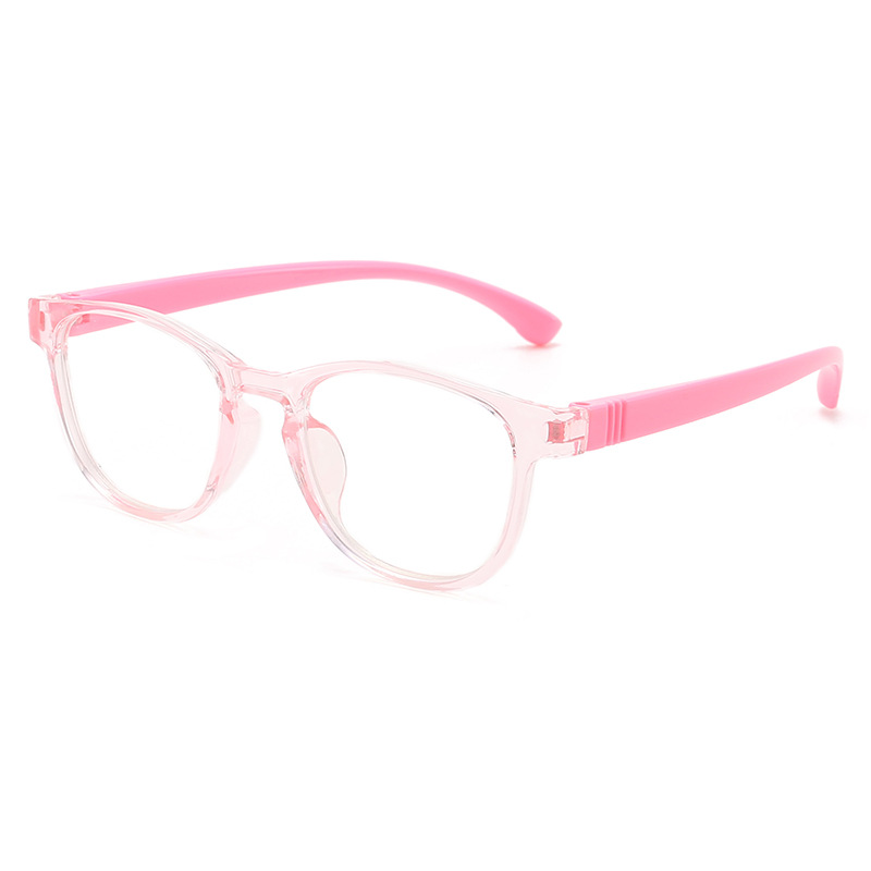 2024 new fashion children's anti-blue light plus film computer goggles cartoon children's silicone glasses large favorably