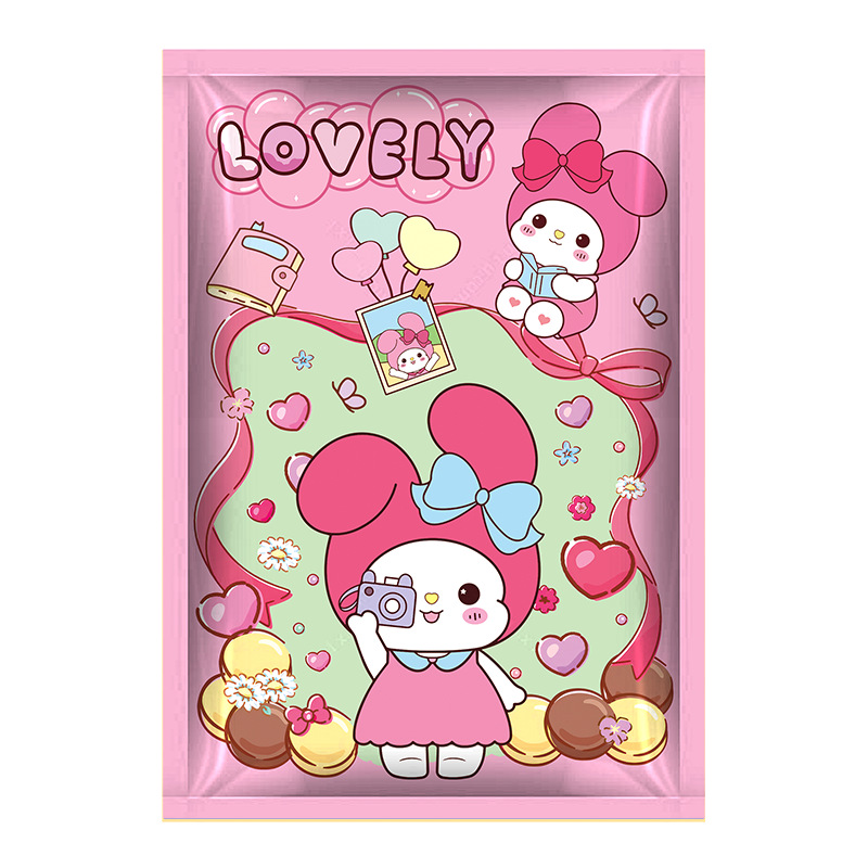 Cartoon Blind Bag Empty Bag Kapibara Stationery Gift Packaging Bag Brushed Aluminum Film Plastic Bag Self-Sealing