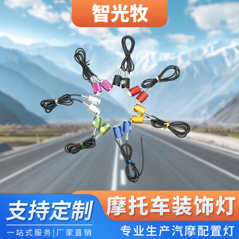 Светодиодный свет автомобиля Eagle Eye кросс-бордерный декоративный свет индивидуальный многоцветный декоративный свет для номерного знака мотоцикла