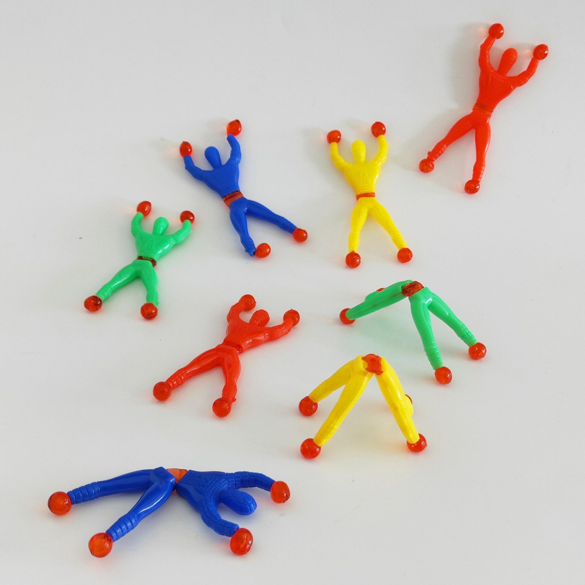 Creative Wall-Climbing Sticky Spider-Man Wall-Climbing Figure 2 Yuan Store Traditional Toy Manufacturer Wholesale Mini