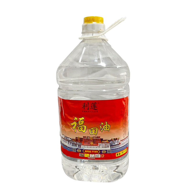Environmental Protection Lamp Oil Futian Liquid Ghee Manufacturer 2L 5 Crystal Buddha Liquid Smokeless Su Oil Household
